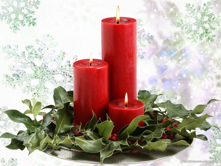 Christmas Candles Background