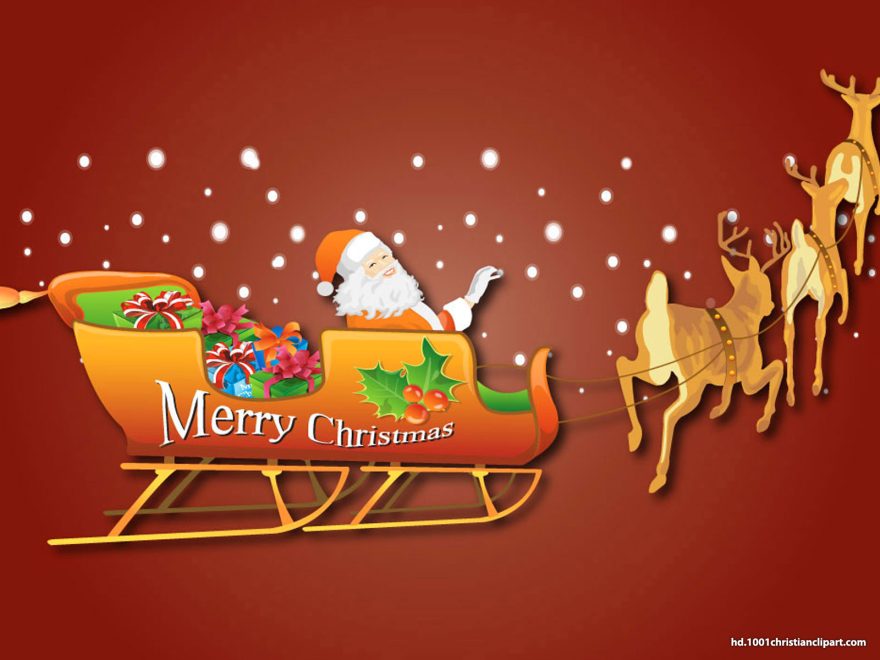 Santa Claus Christmas Background