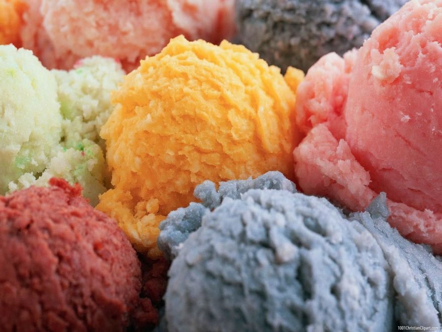 Colorful Ice Cream Presentation Background