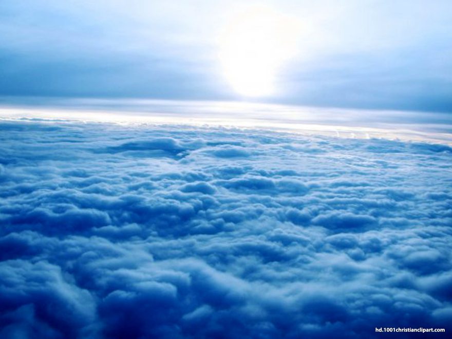 Above The Cloud Background