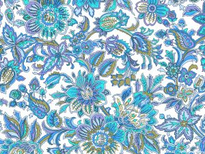 Blue Batik Background